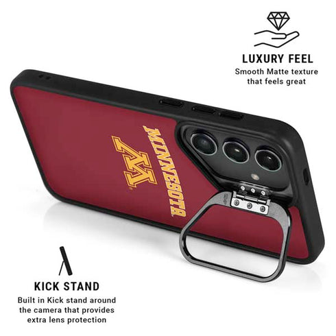 University of Minnesota Collegiate Text Galaxy S25 Kickstand Case